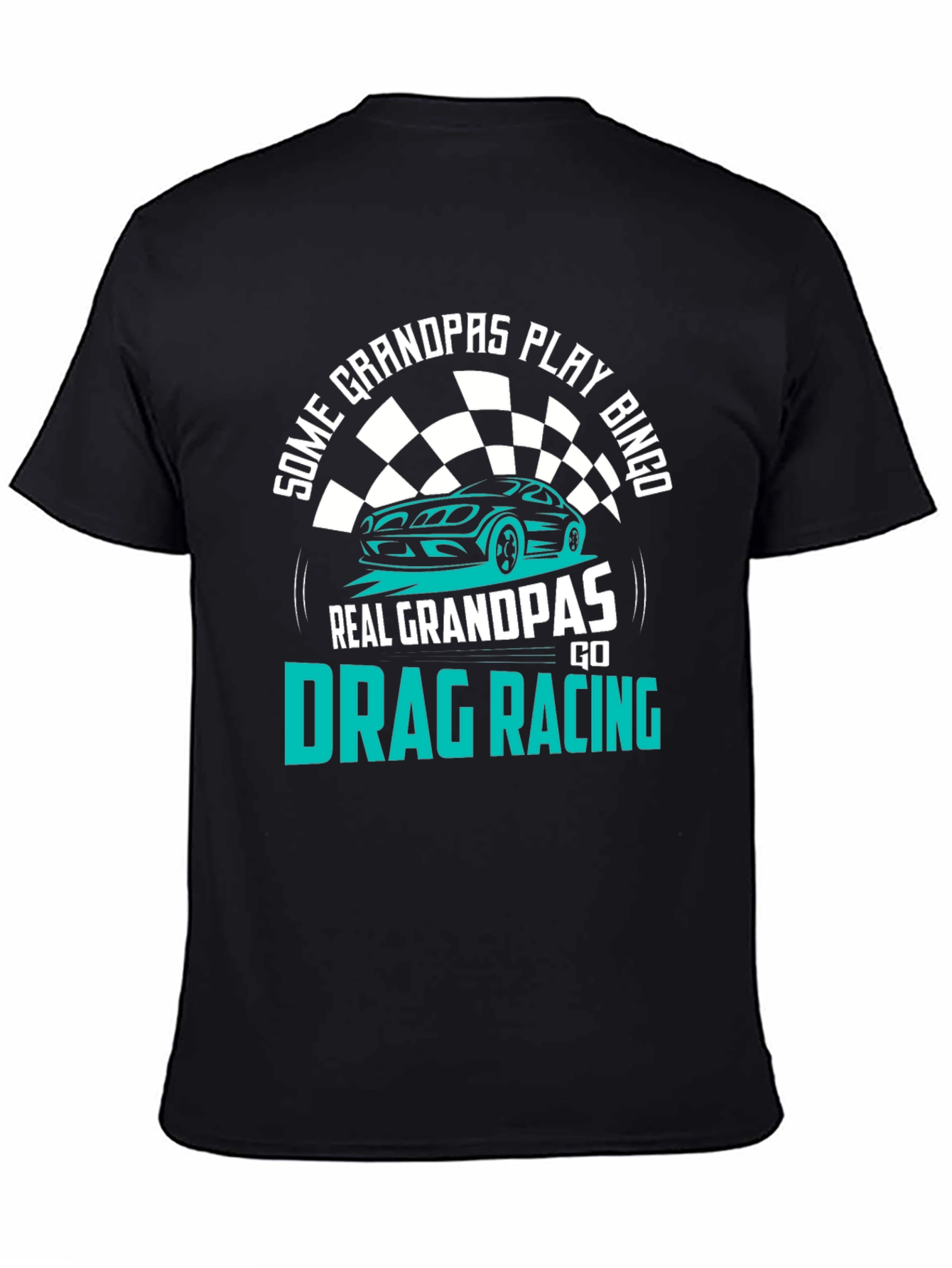 Funny Drag Racing Grandpa T-Shirt