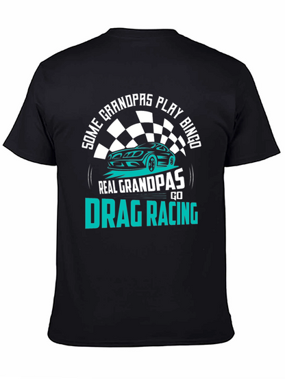 Funny Drag Racing Grandpa T-Shirt