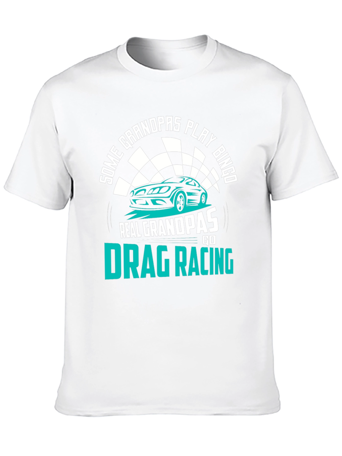 Funny Drag Racing Grandpa T-Shirt