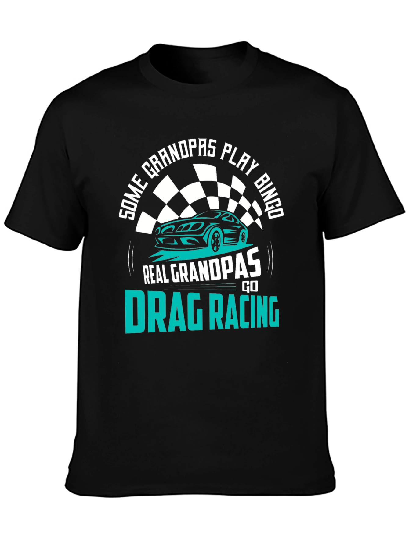 Funny Drag Racing Grandpa T-Shirt