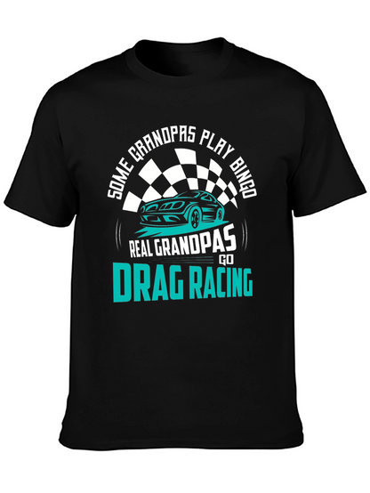 Funny Drag Racing Grandpa T-Shirt
