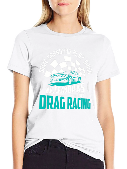 Funny Drag Racing Grandpa T-Shirt