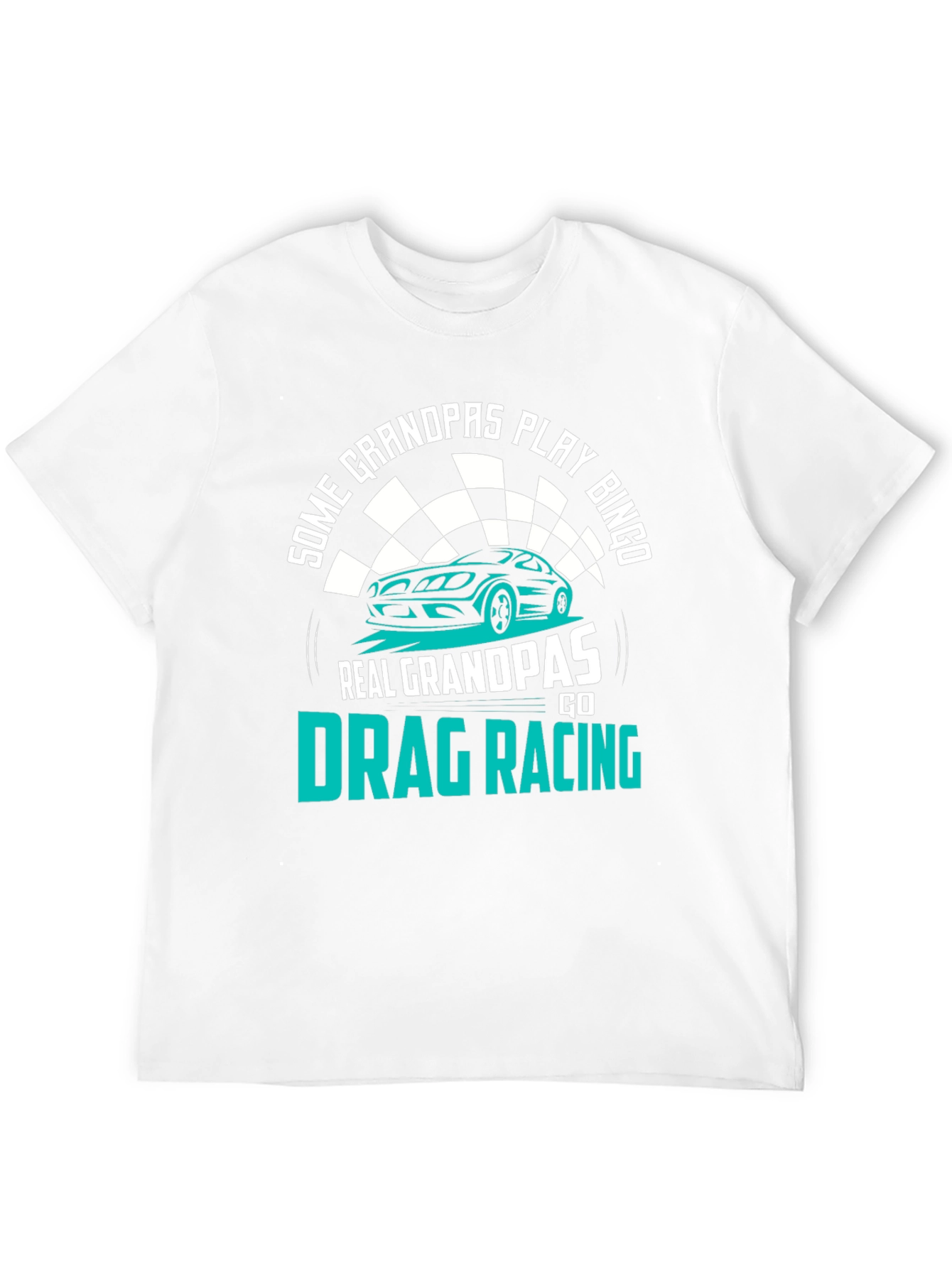 Funny Drag Racing Grandpa T-Shirt