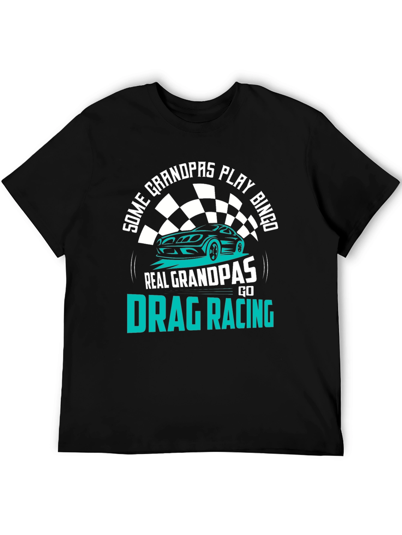 Funny Drag Racing Grandpa T-Shirt