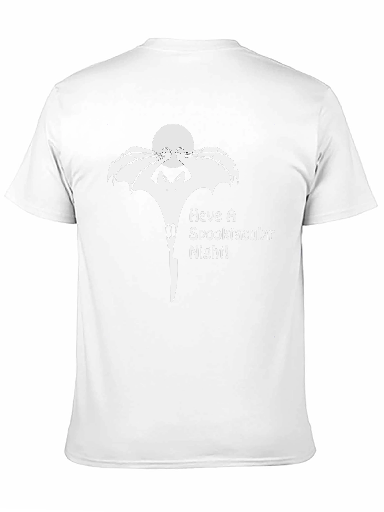 Spooktacular Halloween Bat Graphic T-Shirt