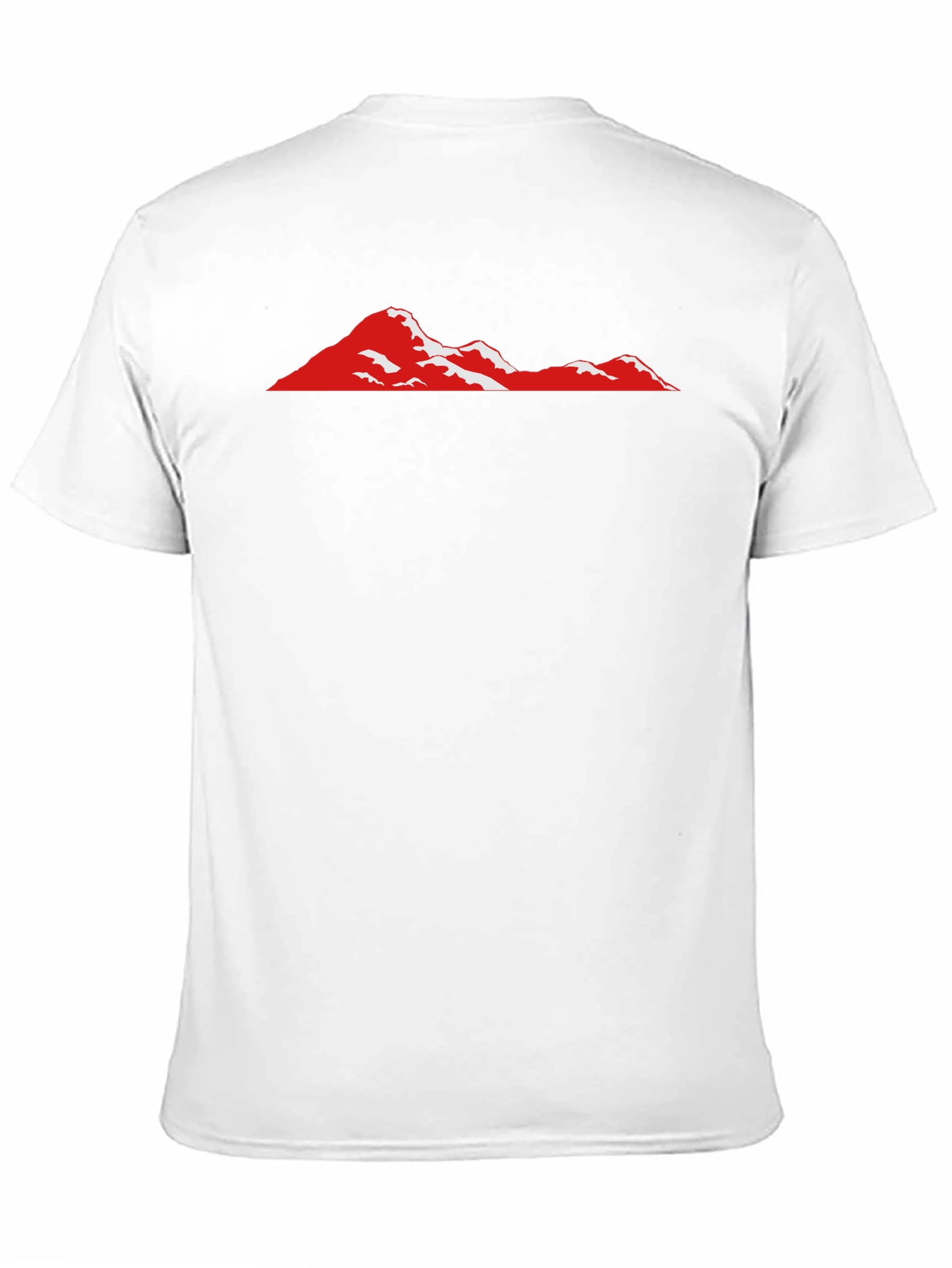 Red Mountain Graphic Black T-Shirt