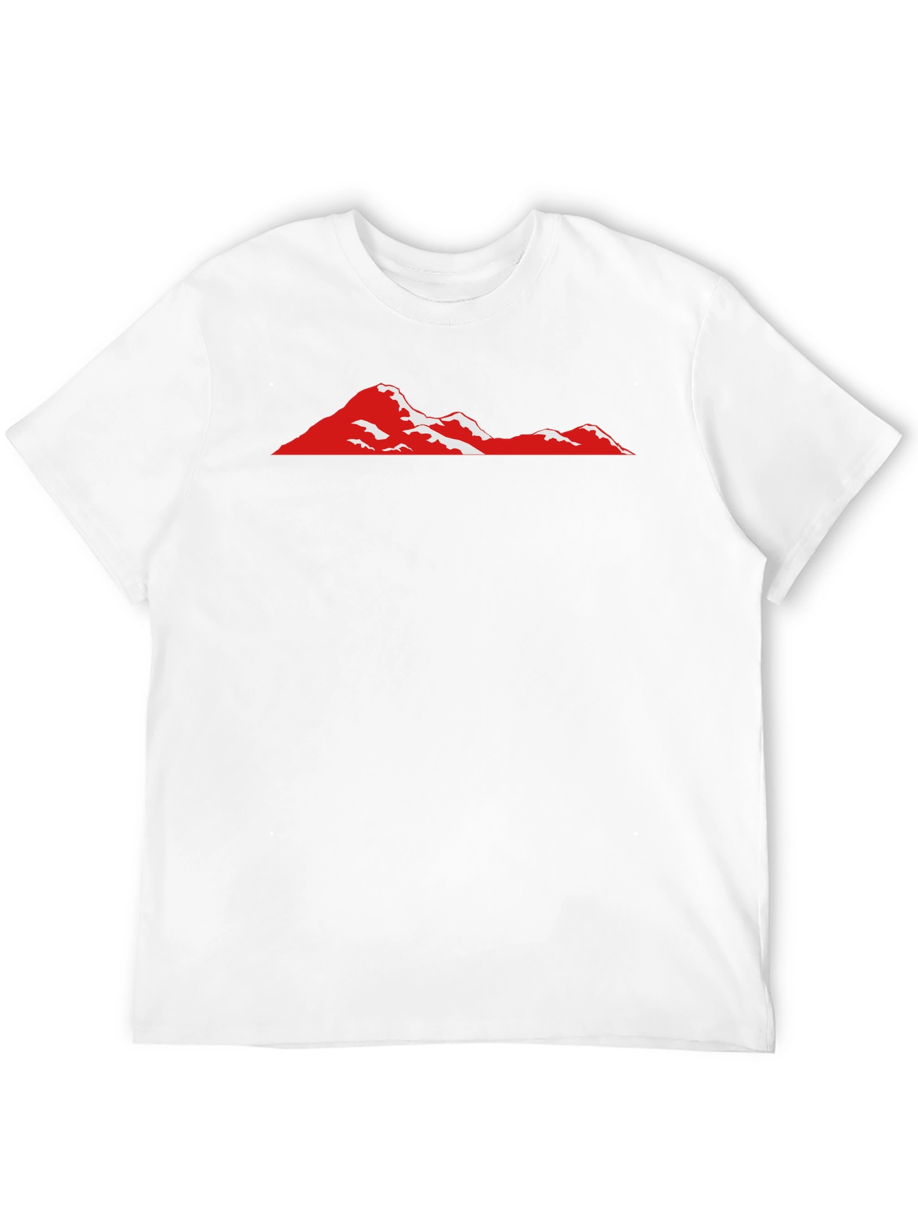 Red Mountain Graphic Black T-Shirt