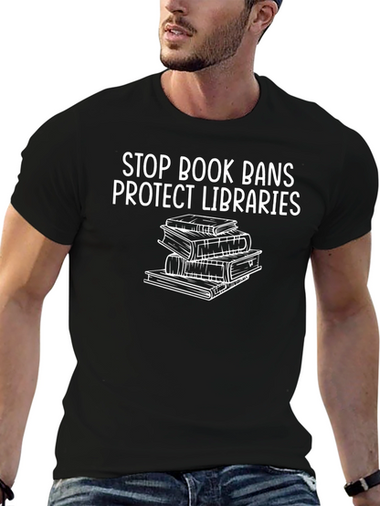 Stop Book Bans Protect Libraries T-Shirt