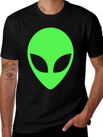 Alien Head Graphic T-Shirt