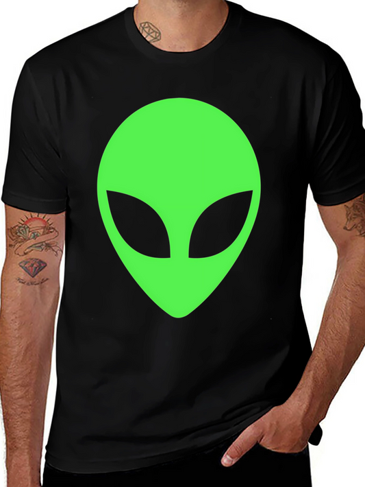 Alien Head Graphic T-Shirt