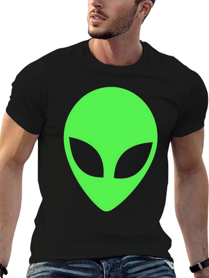Alien Head Graphic T-Shirt