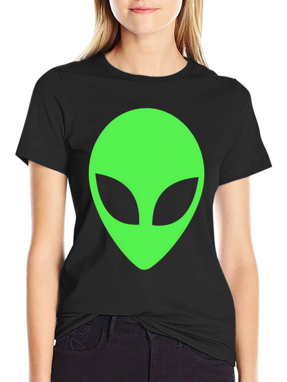 Alien Head Graphic T-Shirt