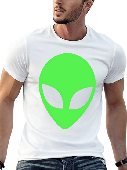 Alien Head Graphic T-Shirt