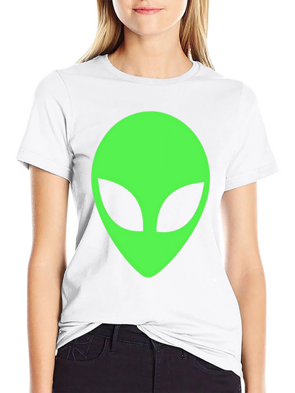 Alien Head Graphic T-Shirt