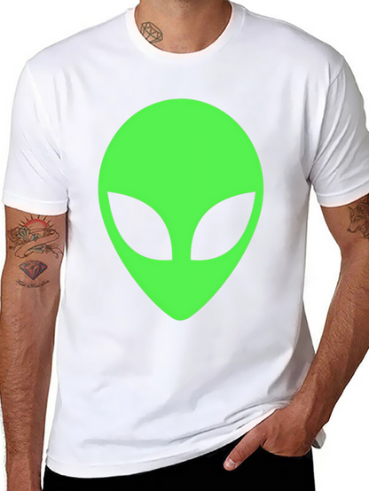 Alien Head Graphic T-Shirt