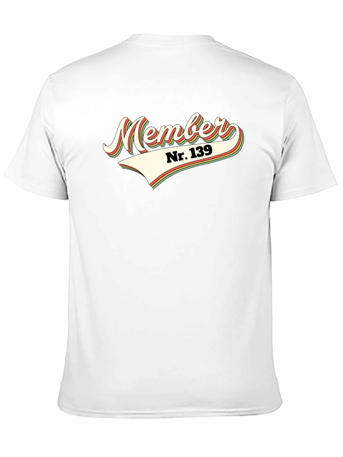 Retro Member Nr. 139 Graphic Tee - Black
