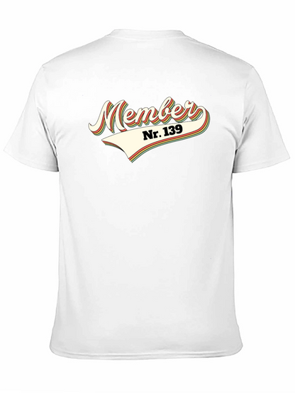 Retro Member Nr. 139 Graphic Tee - Black