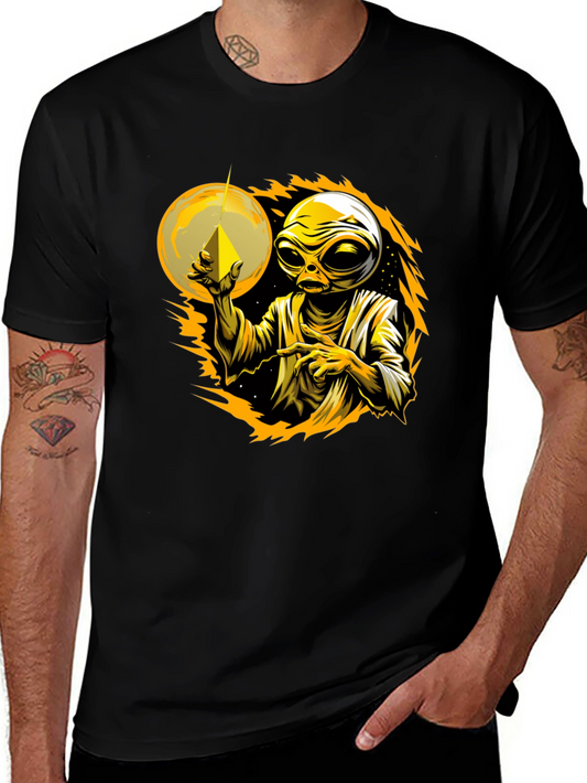 Alien Graphic Tee - Cosmic Design