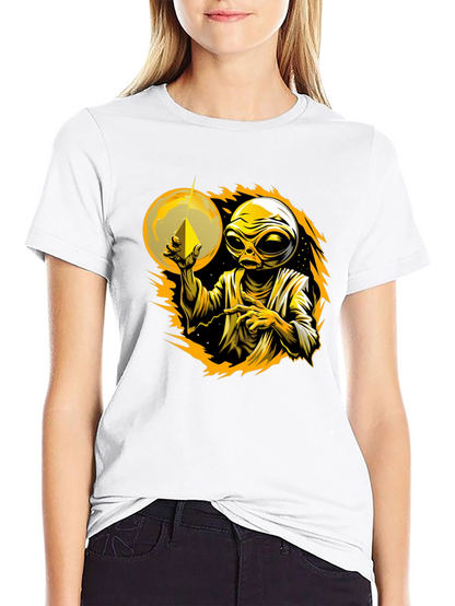 Alien Graphic Tee - Cosmic Design