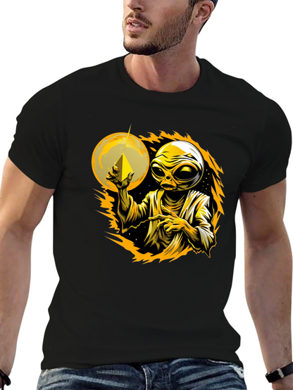 Alien Graphic Tee - Cosmic Design