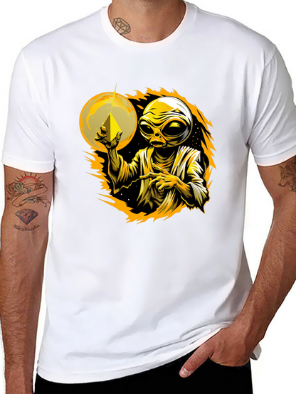 Alien Graphic Tee - Cosmic Design