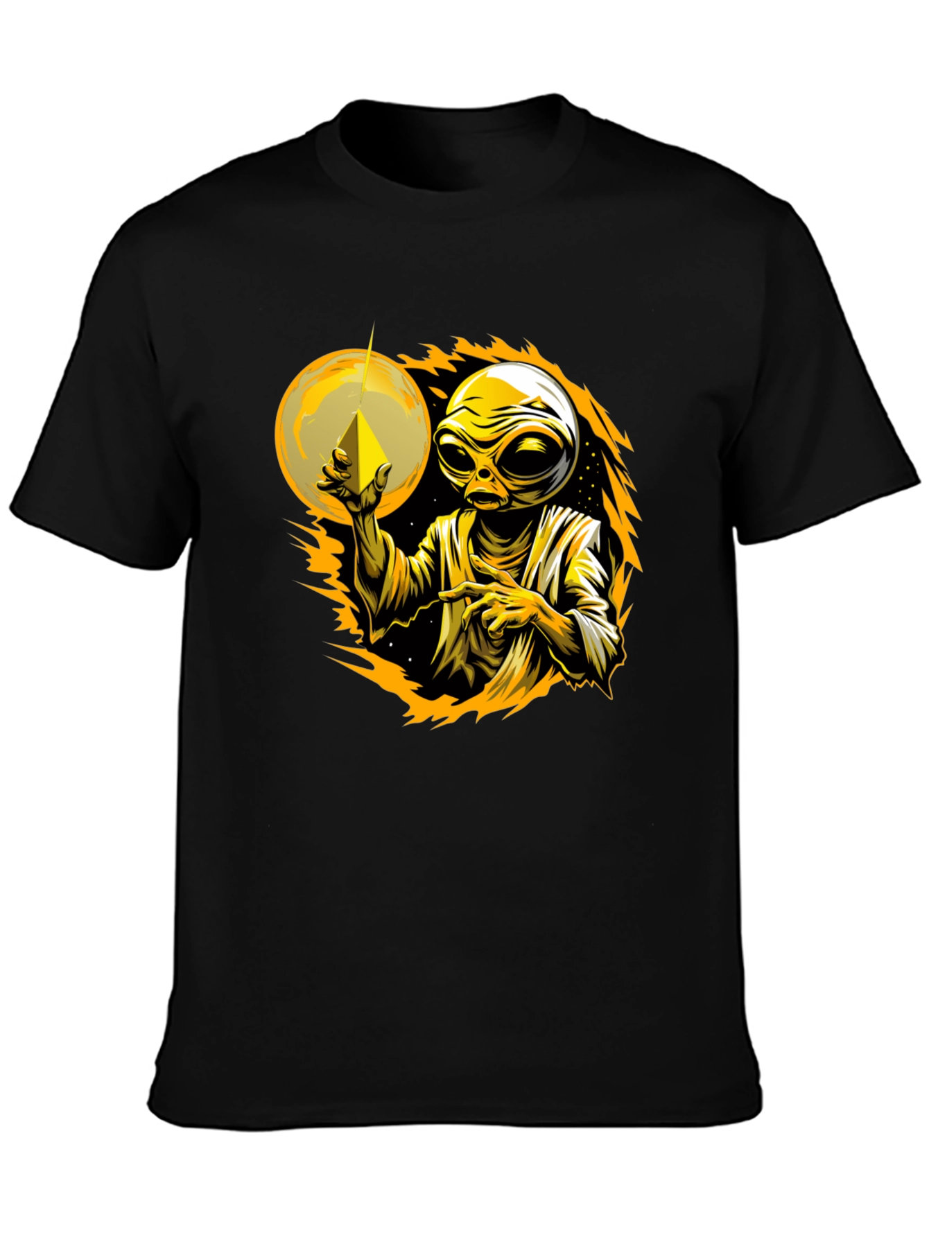 Alien Graphic Tee - Cosmic Design