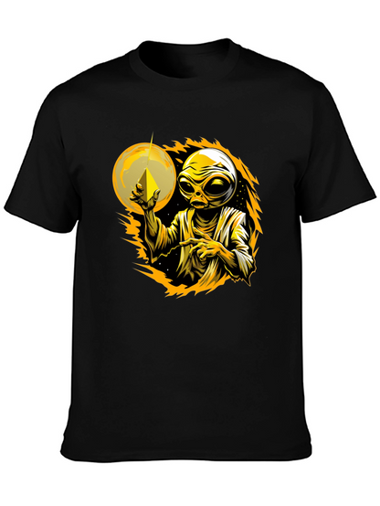 Alien Graphic Tee - Cosmic Design