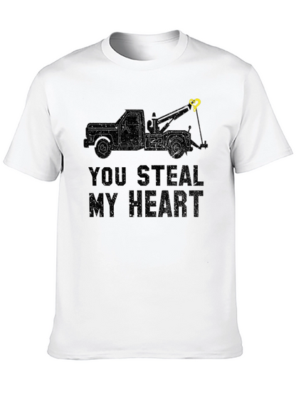 You Steal My Heart Tow Truck T-Shirt