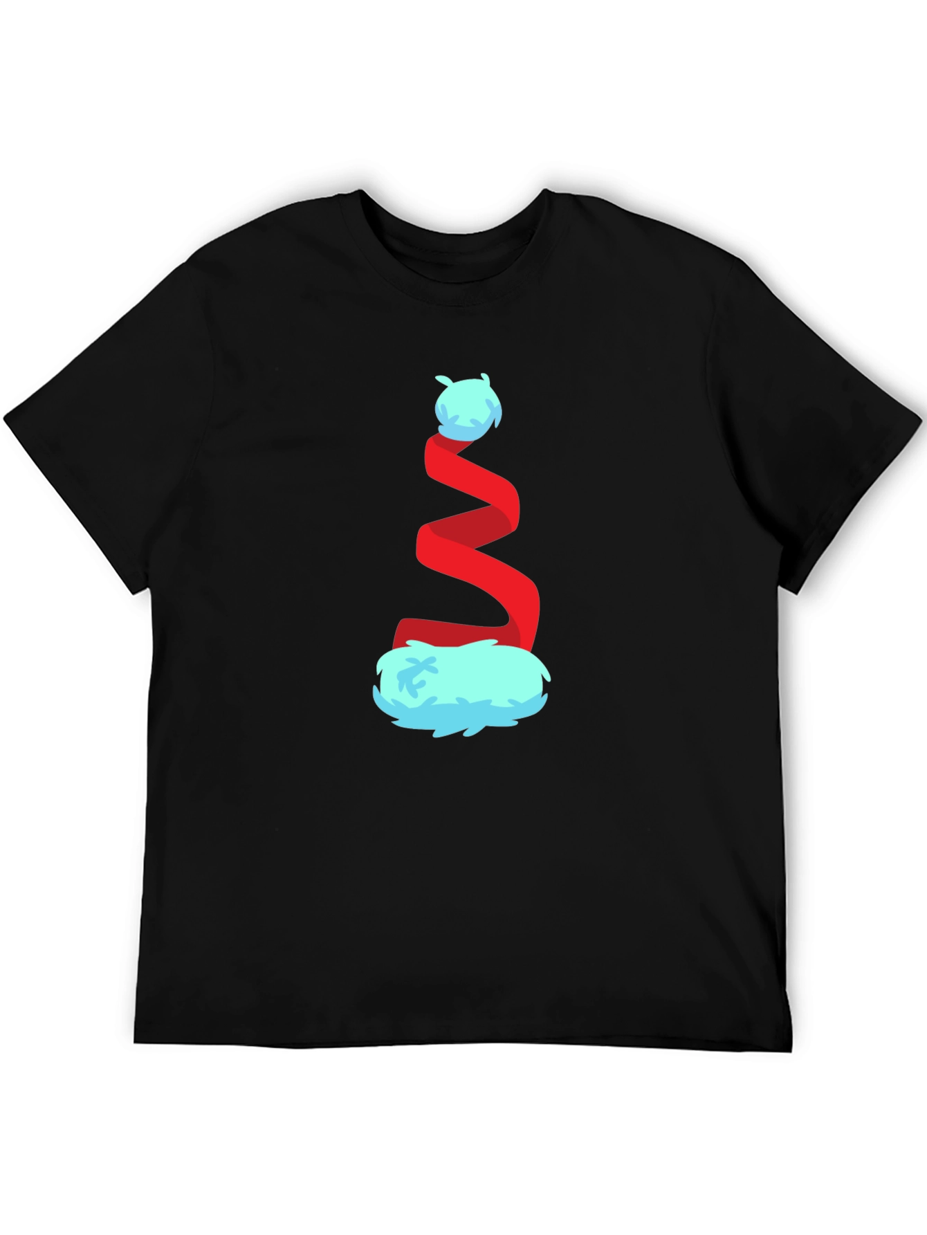 Whimsical Christmas Hat Graphic Tee - Festive Holiday Style