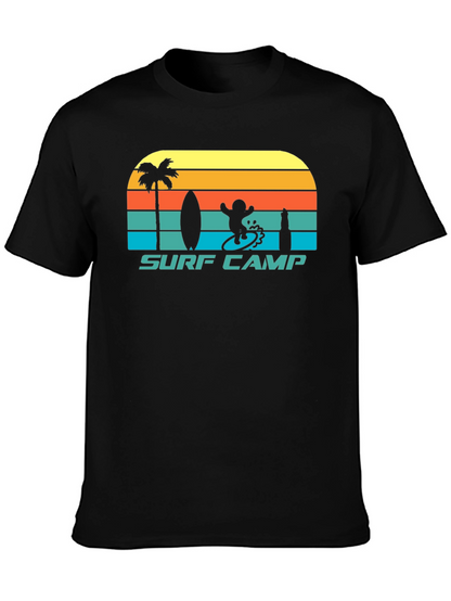 Surf Camp Graphic Tee - Retro Style