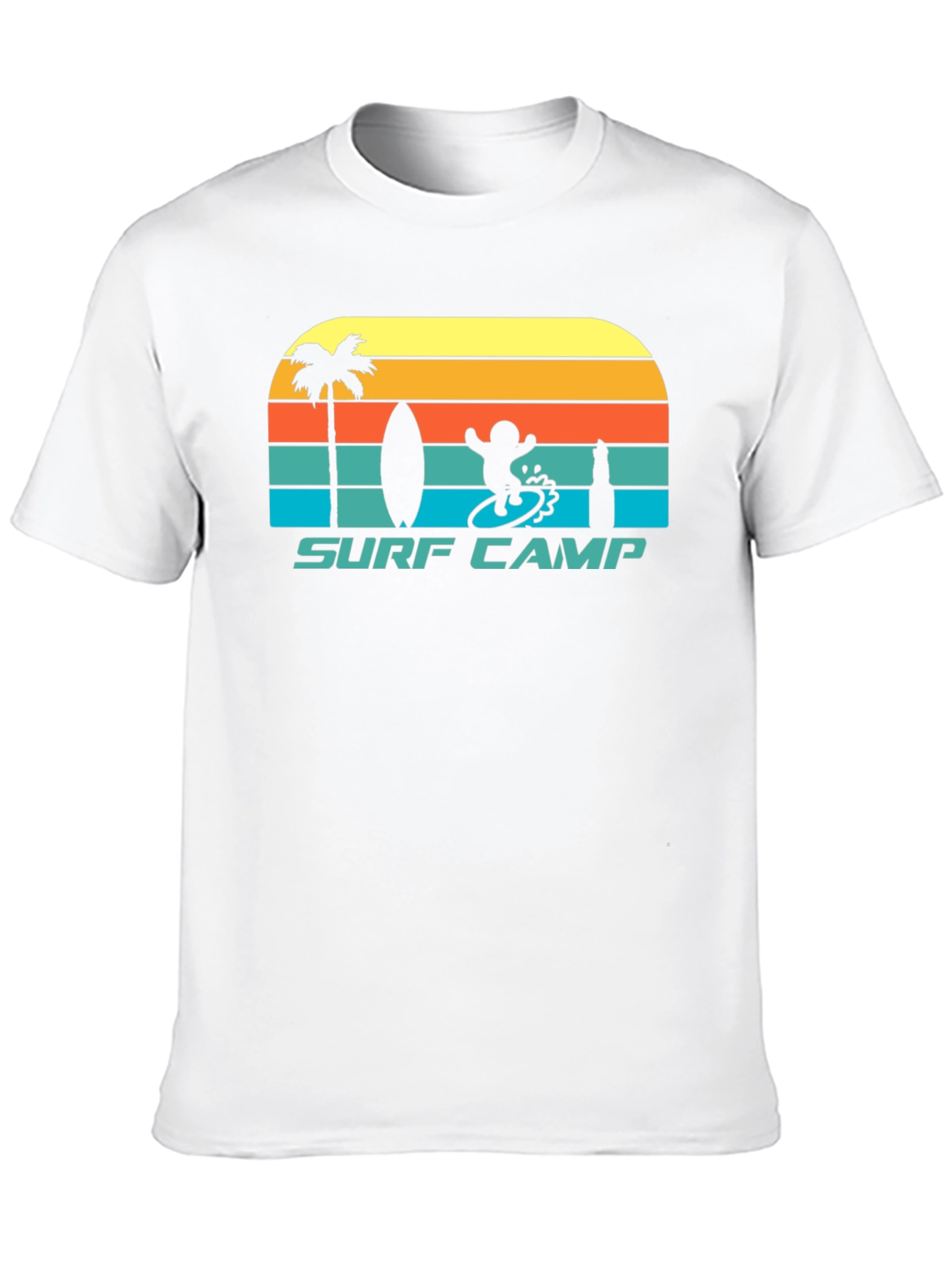 Surf Camp Graphic Tee - Retro Style