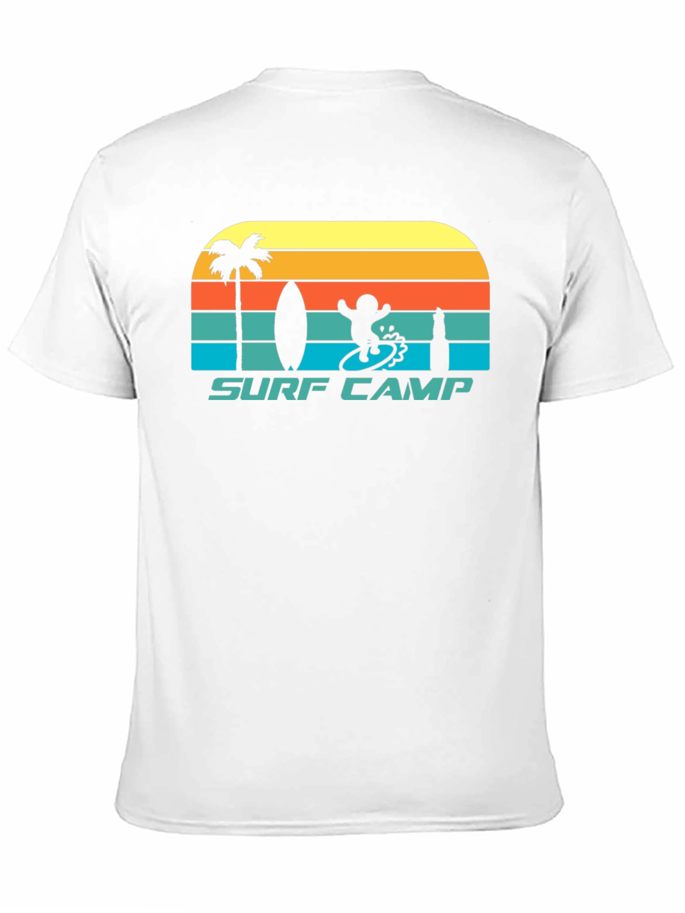 Surf Camp Graphic Tee - Retro Style