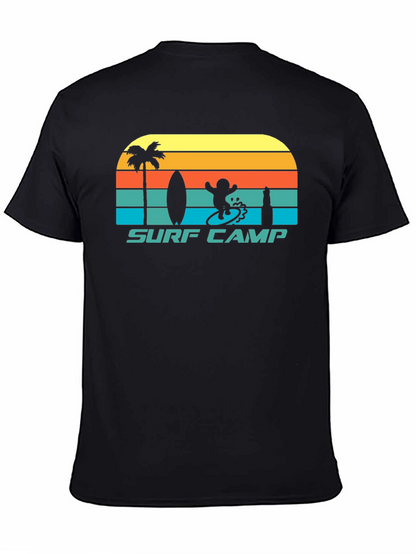 Surf Camp Graphic Tee - Retro Style