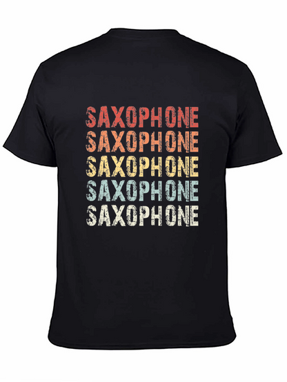 Retro Saxophone T-Shirt - Musical Instrument Tee