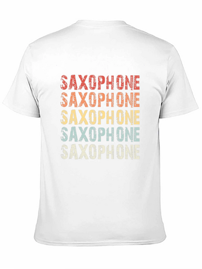 Retro Saxophone T-Shirt - Musical Instrument Tee