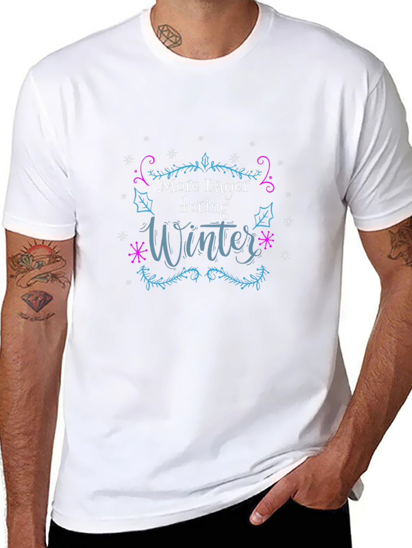 Winter Layer T-Shirt - Holiday Season Tee