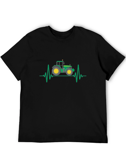 Tractor Heartbeat Graphic T-Shirt