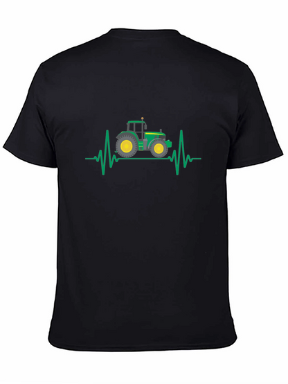 Tractor Heartbeat Graphic T-Shirt