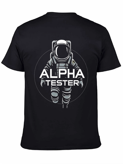 Alpha Tester Astronaut Graphic T-Shirt