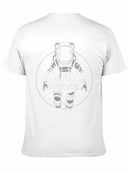 Alpha Tester Astronaut Graphic T-Shirt