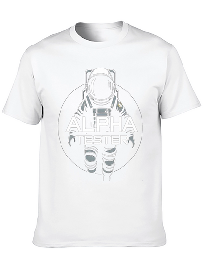 Alpha Tester Astronaut Graphic T-Shirt