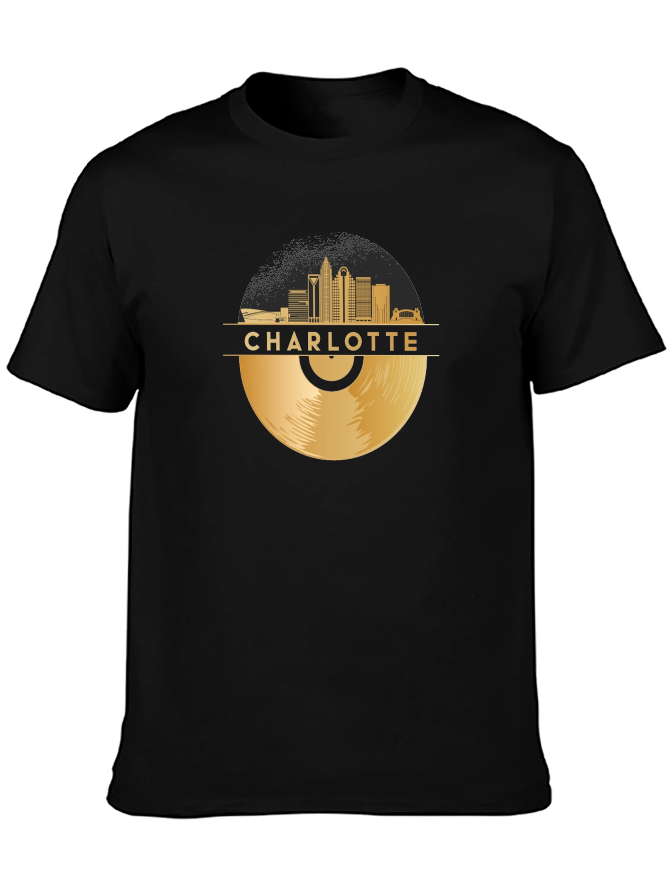 Charlotte Vinyl Record T-Shirt