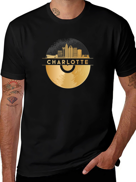 Charlotte Vinyl Record T-Shirt