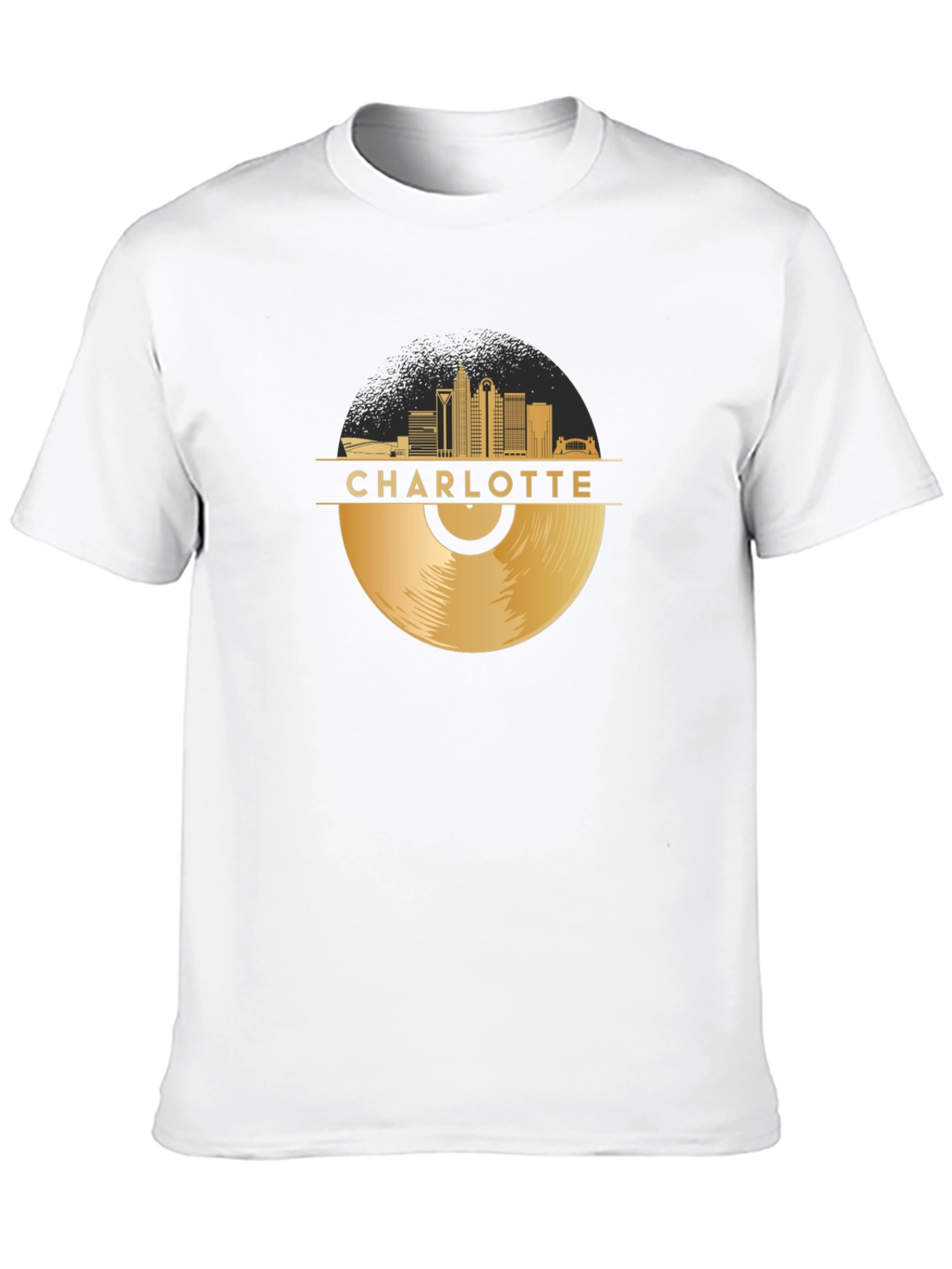 Charlotte Vinyl Record T-Shirt