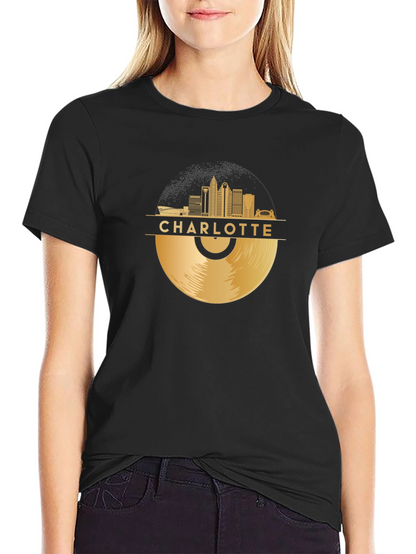Charlotte Vinyl Record T-Shirt