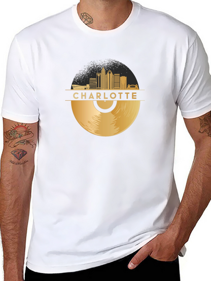 Charlotte Vinyl Record T-Shirt