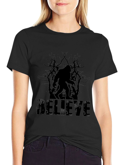 Believe Bigfoot T-Shirt - Cryptid Tee