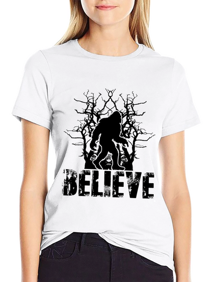 Believe Bigfoot T-Shirt - Cryptid Tee