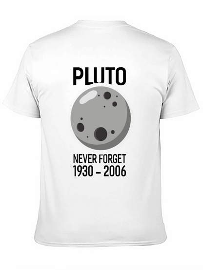 Pluto Never Forget T-Shirt - Black Graphic Tee