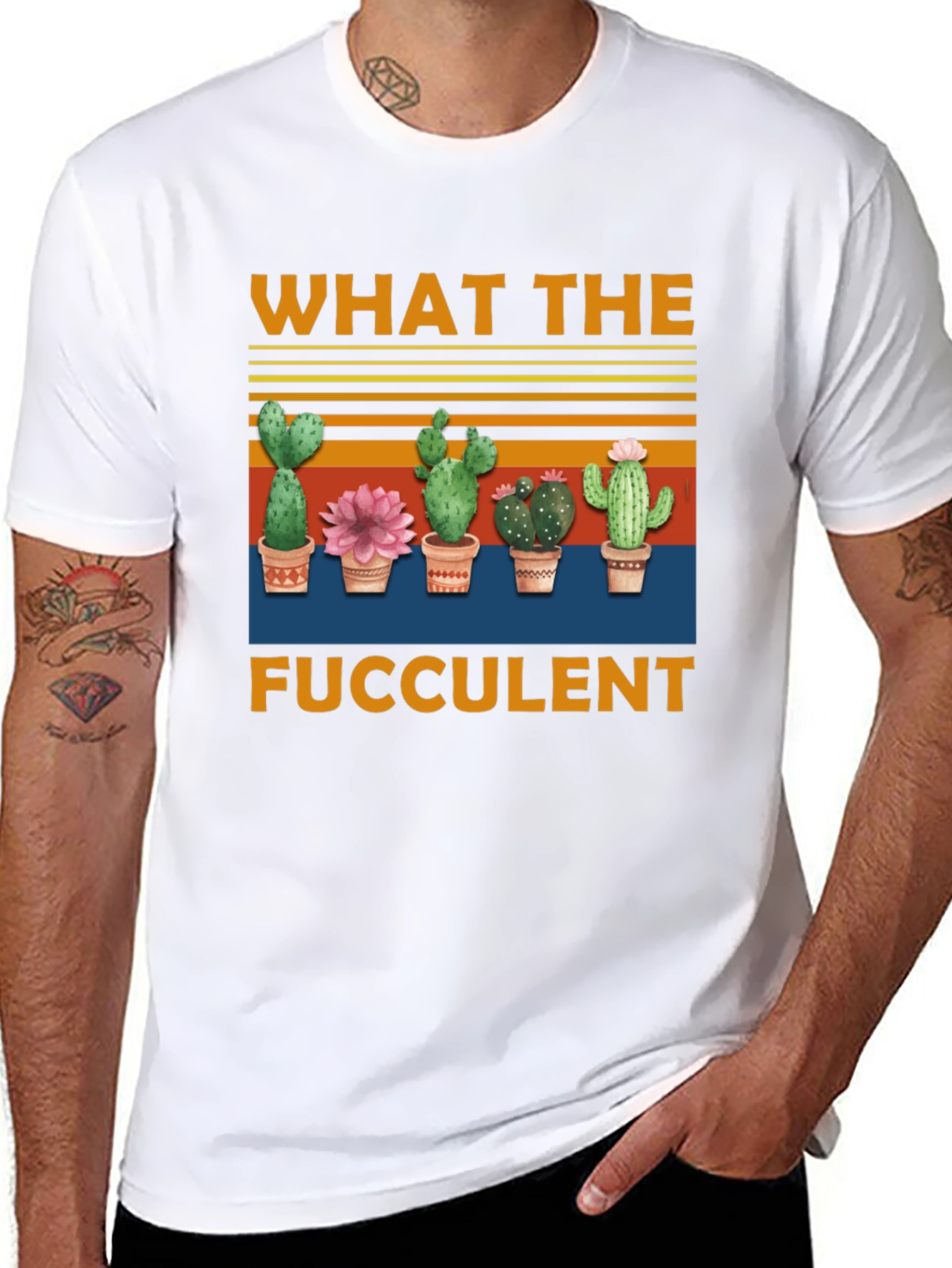 What The Fucculent T-Shirt | Cactus Graphic Tee